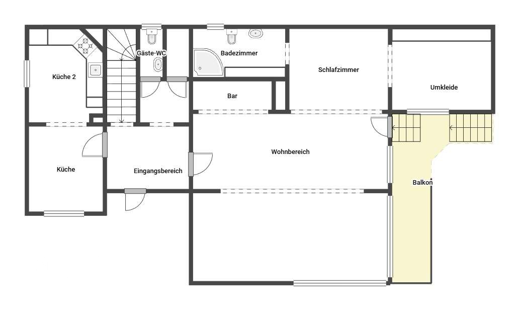 Grundriss 1 Geschoss